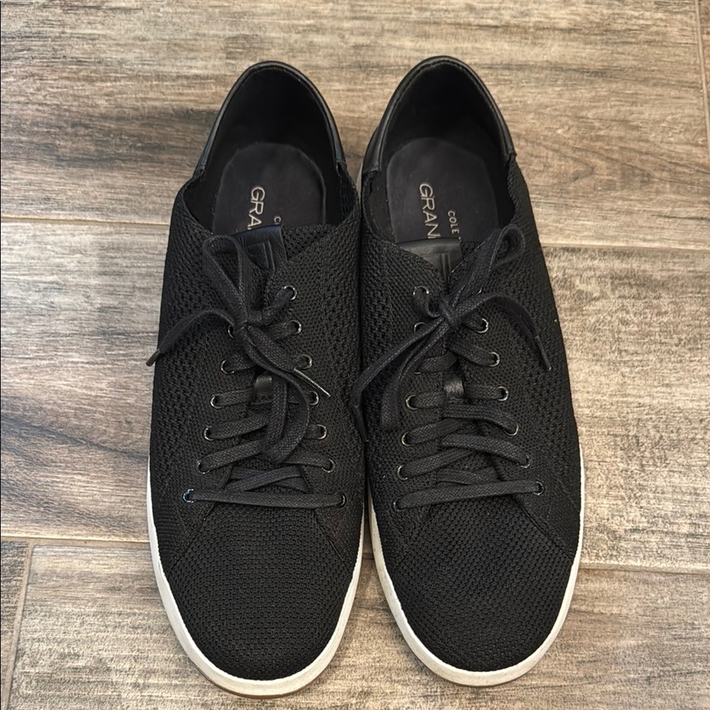 Cole Haan Black Suede Sneakers with Minimalist Design